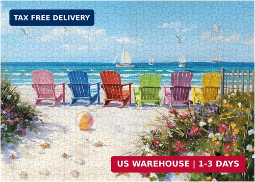 Beach puzzle for adults 1000 - adults,